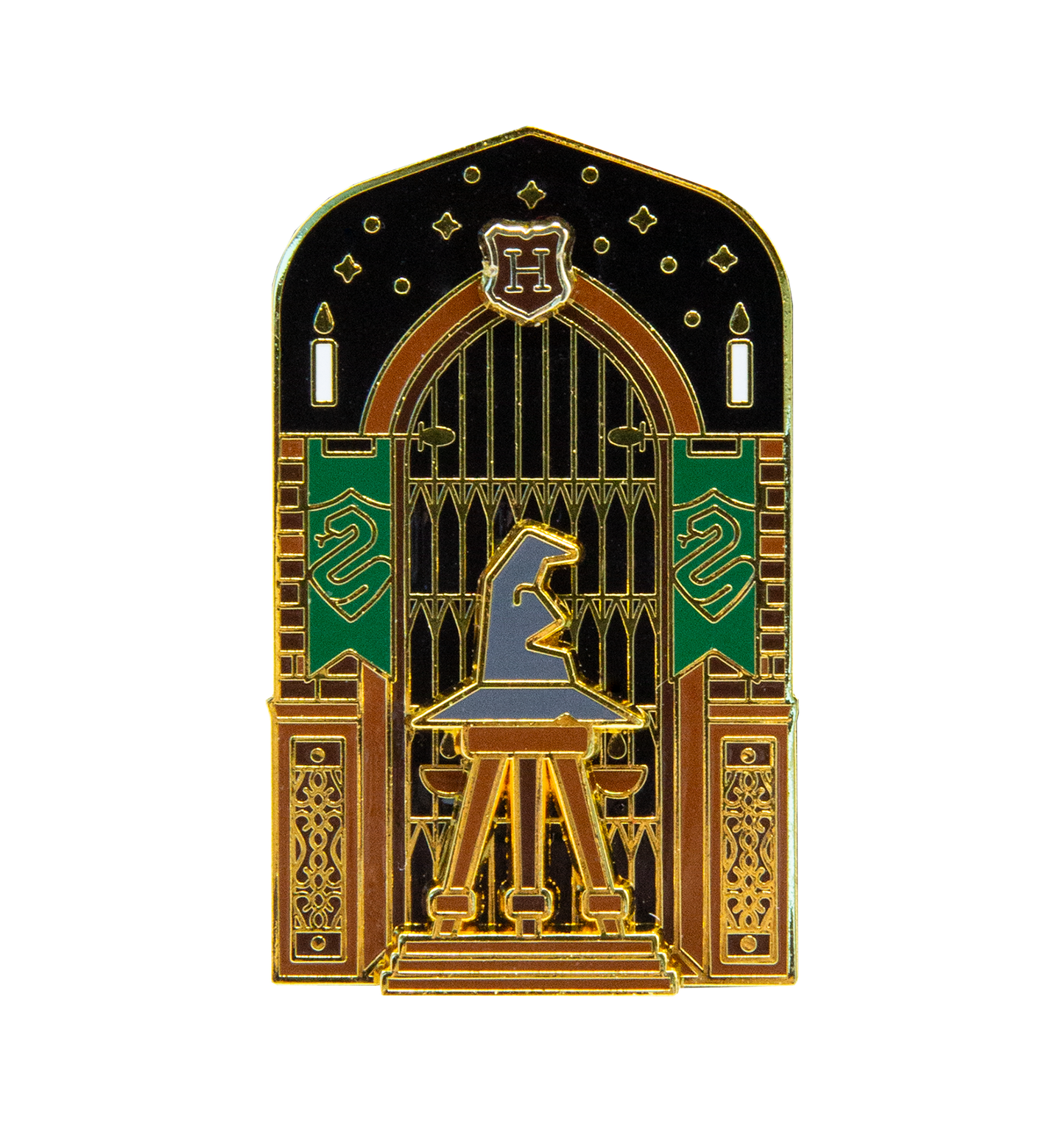 Slytherin In The Great Hall Enamel Pin