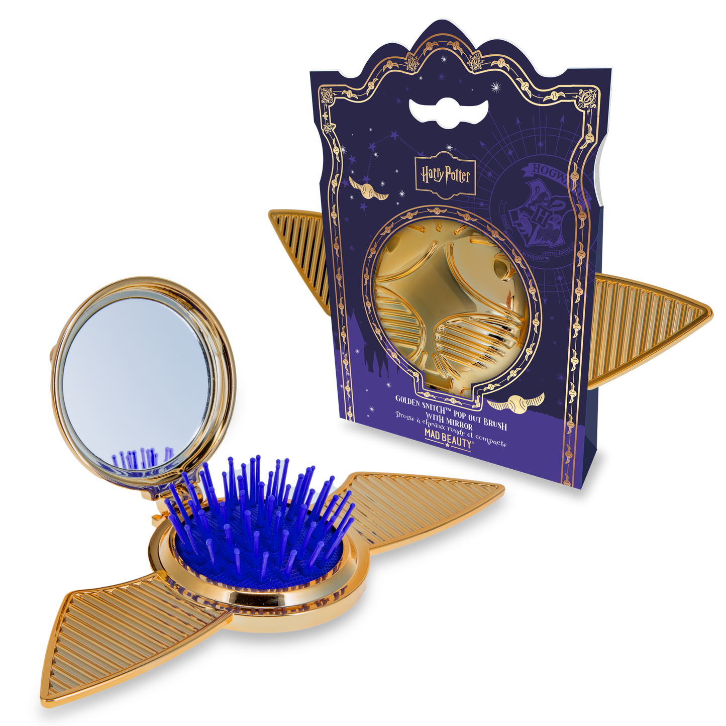 Golden Snitch Hairbrush & Mirror Set
