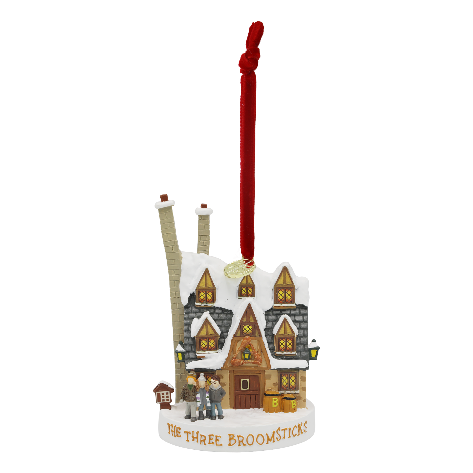 Three Broomsticks Ornament