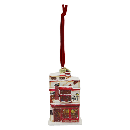 Quality Quidditch Supplies Glass Ornament