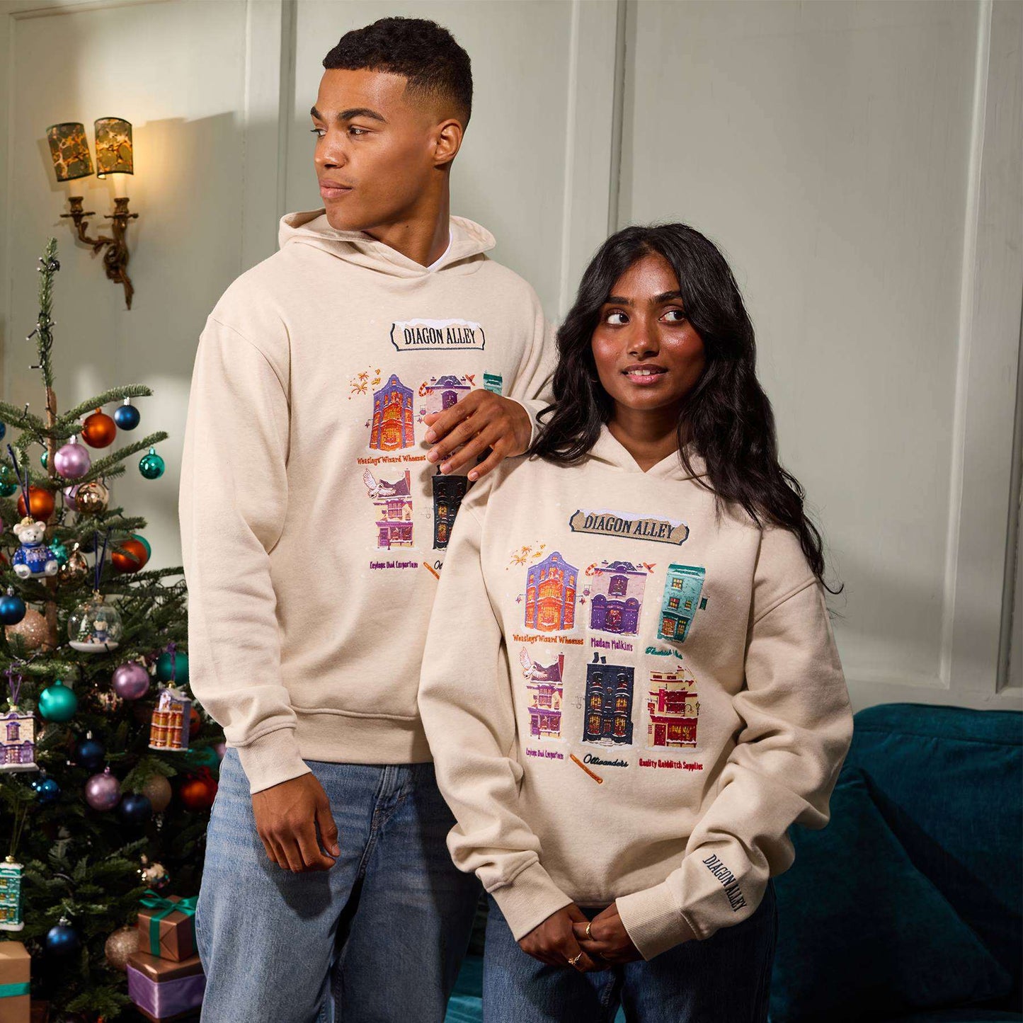 Diagon Alley Christmas Hoodie