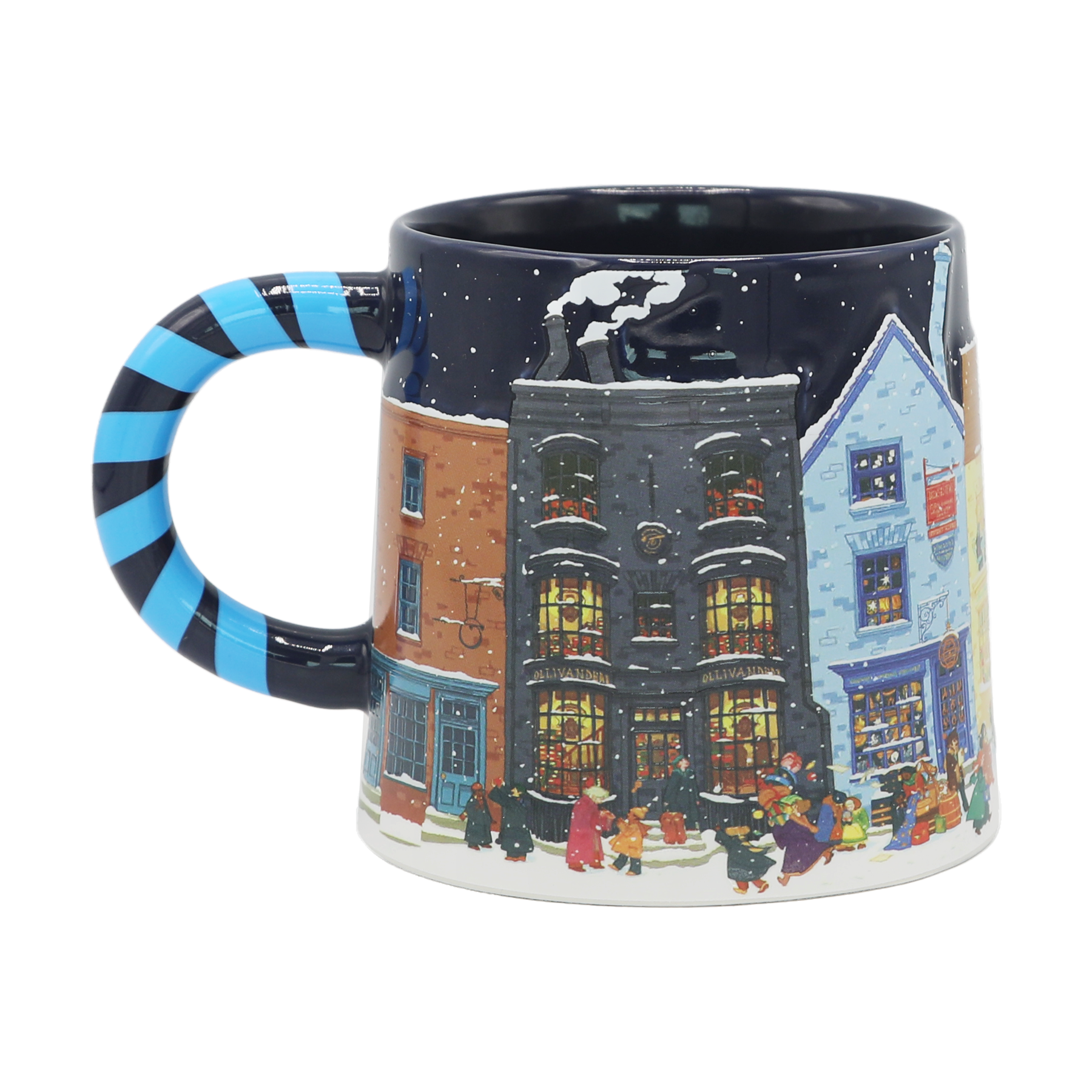 Diagon Alley Christmas Blue Mug