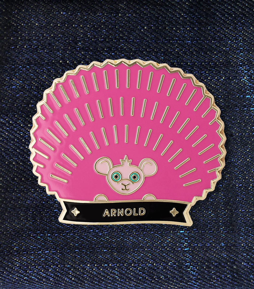 Arnold Enamel Pin