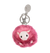 Pink Pygmy Puff Keyring