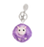 Purple Pygmy Puff Keyring