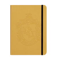 Personalised Hufflepuff Embossed Notebook