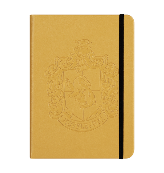 Personalised Hufflepuff Embossed Notebook