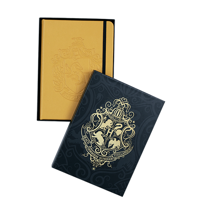 Personalised Hufflepuff Embossed Notebook