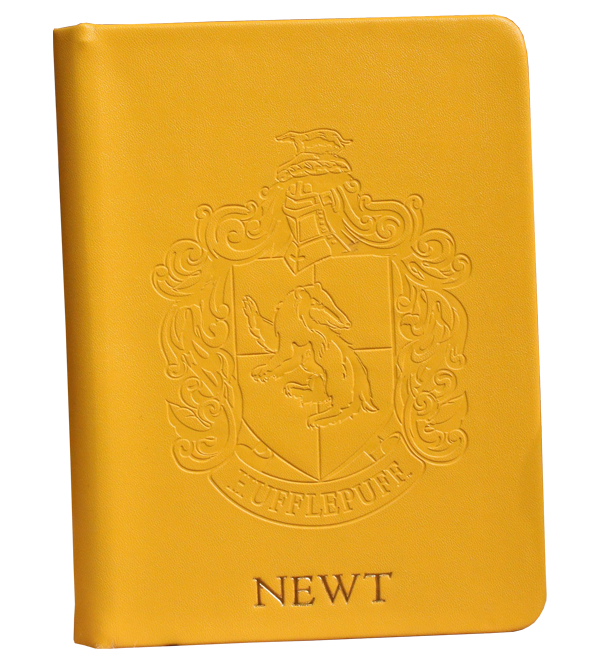 Personalised Hufflepuff Embossed Notebook