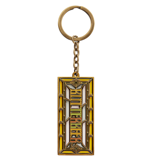 Butterbeer Stained Glass Keyring