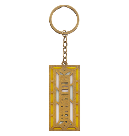 Butterbeer Stained Glass Keyring