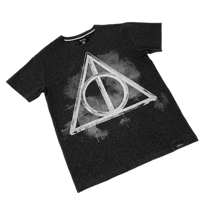 Deathly Hallows Smoky Charcoal T-Shirt