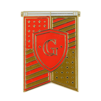 Gryffindor House Banner Enamel Pin