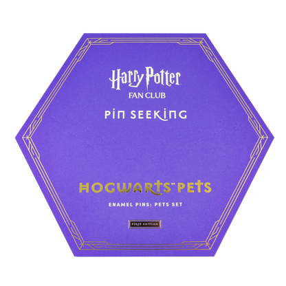 First Edition Hogwarts Pets Enamel Pins Set