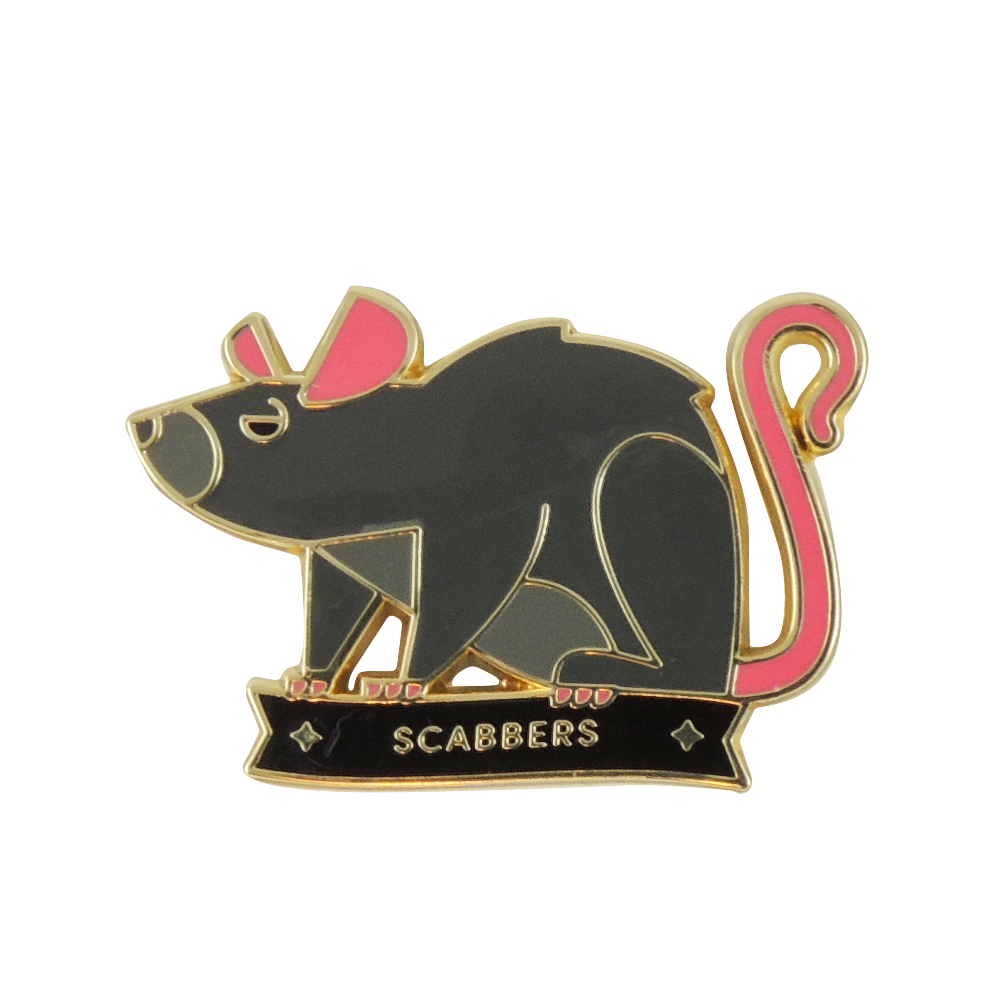 Scabbers Enamel Pin