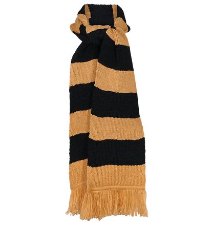 Hufflepuff Wide Stripe Scarf by Lochaven