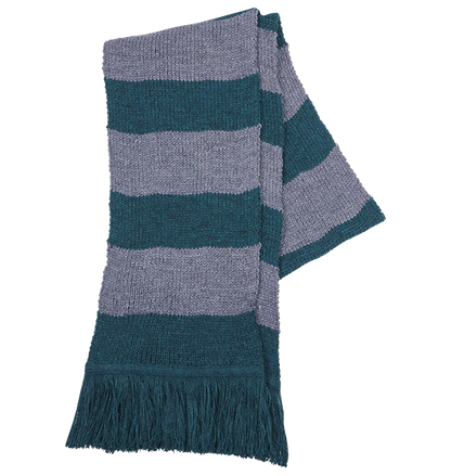 Slytherin Wide Stripe Scarf from Lochaven