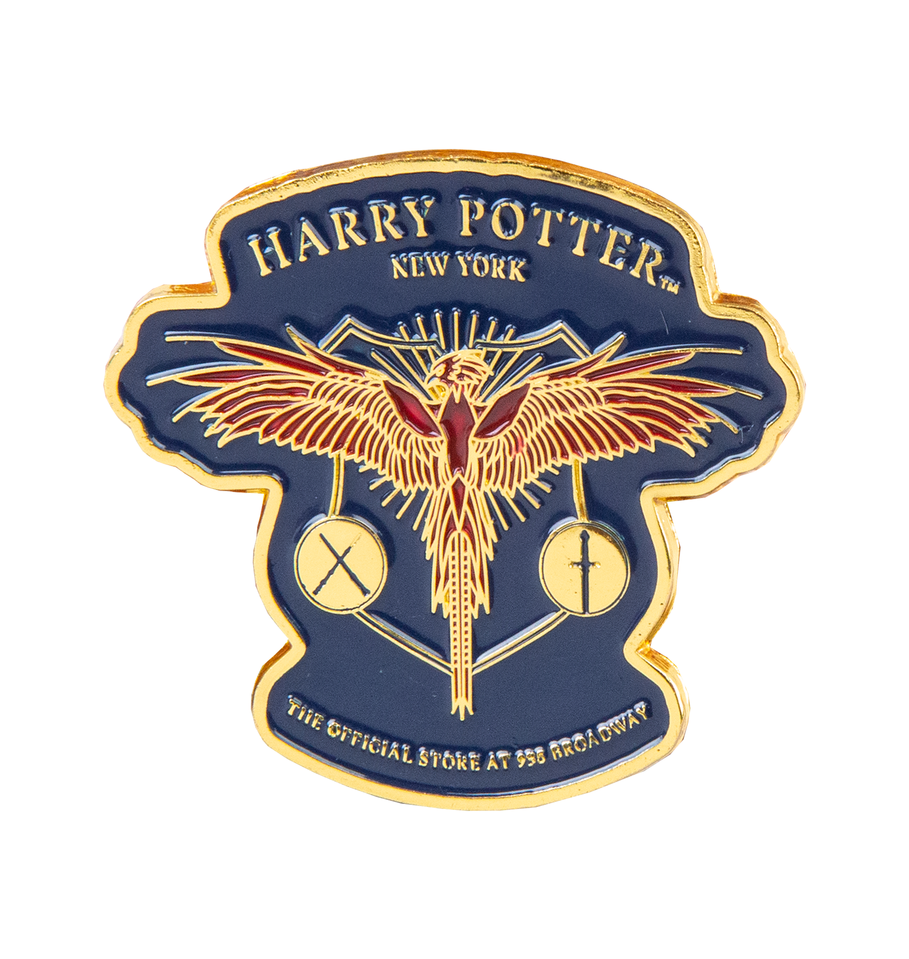 Harry Potter NYC Fawkes Pin Badge