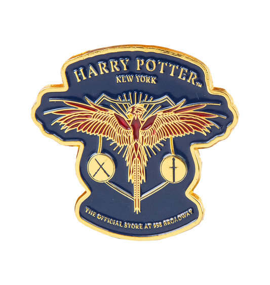 Harry Potter NYC Fawkes Pin Badge